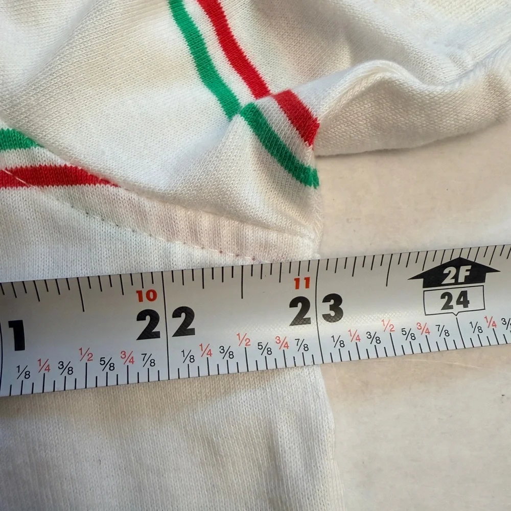 NWT Puma Scuderia Ferrari Men’s XL Polo Shirt White Red Green Stripe Logo Snaps - Picture 11 of 12